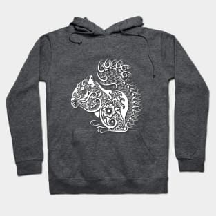 Squirrel floral decoration Hoodie